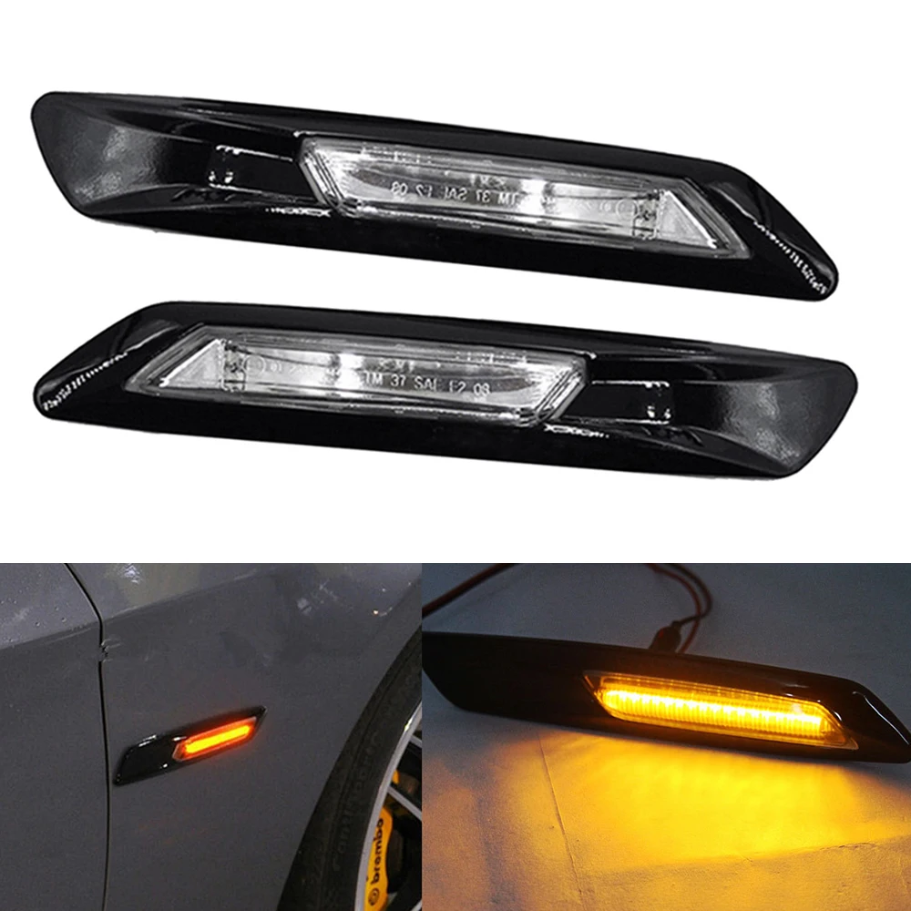 

Car Front Side Turn Signal Lamp Marker Light Fender Light For BMW 5 Series F10 F11 2011-2015 2016 2017 63137154167 63137154168