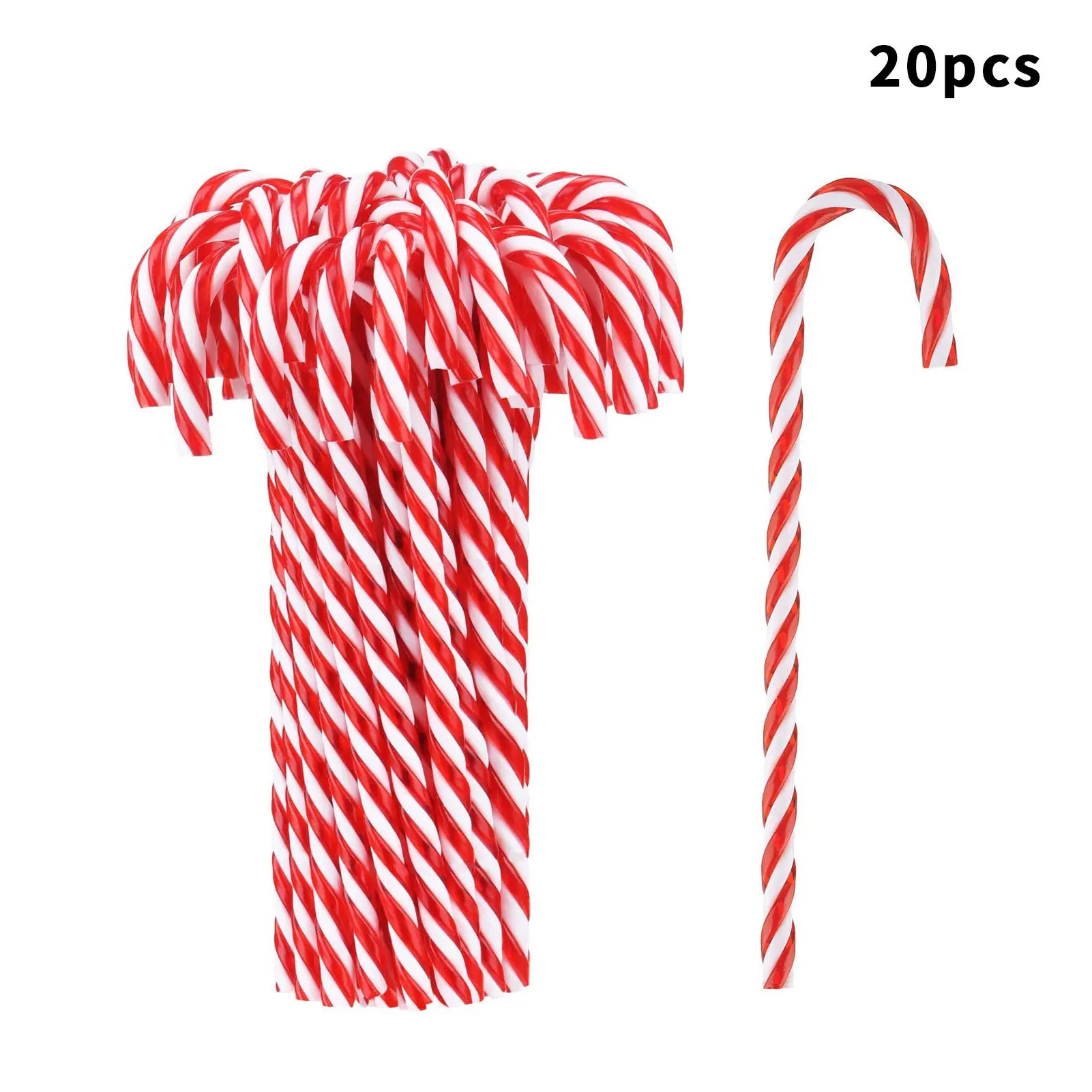 

Рождественские акриловые трости для конфет, витые рождественские трости для конфет