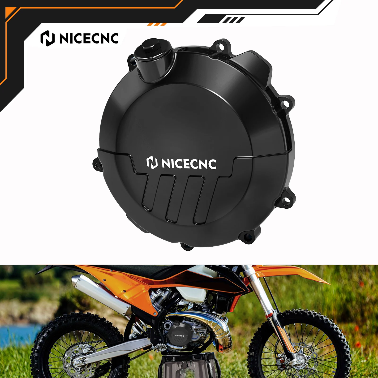 

NICECNC For KTM EXC 300 2017-2023 SX 250 XCW 300 XC300 For Husqvarna TE300 TE300i GasGas EC300 MC250 Reinforced Clutch Cover