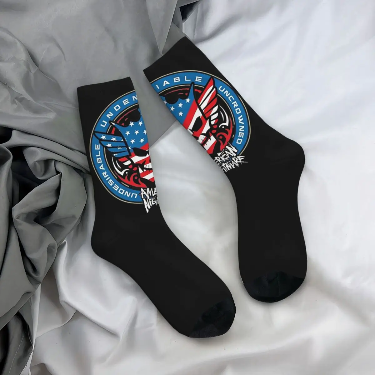 Autumn Winter Crazy Design Women Men Cody Rhodes Wrestling Socks Sweat Absorbing Basketball Socks