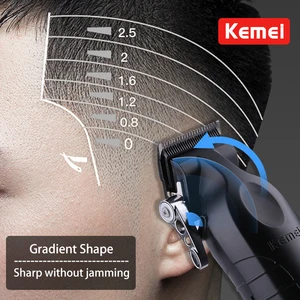 Kemei KM-2296 KM-2299 KM-1102 Kit Gunting Rambut Alat Cukur Listrik Pria Mesin Pemangkas Rambut Mesin Pemotong Rambut Profesional 10 pemangkas supreme penjualan terbaik - №