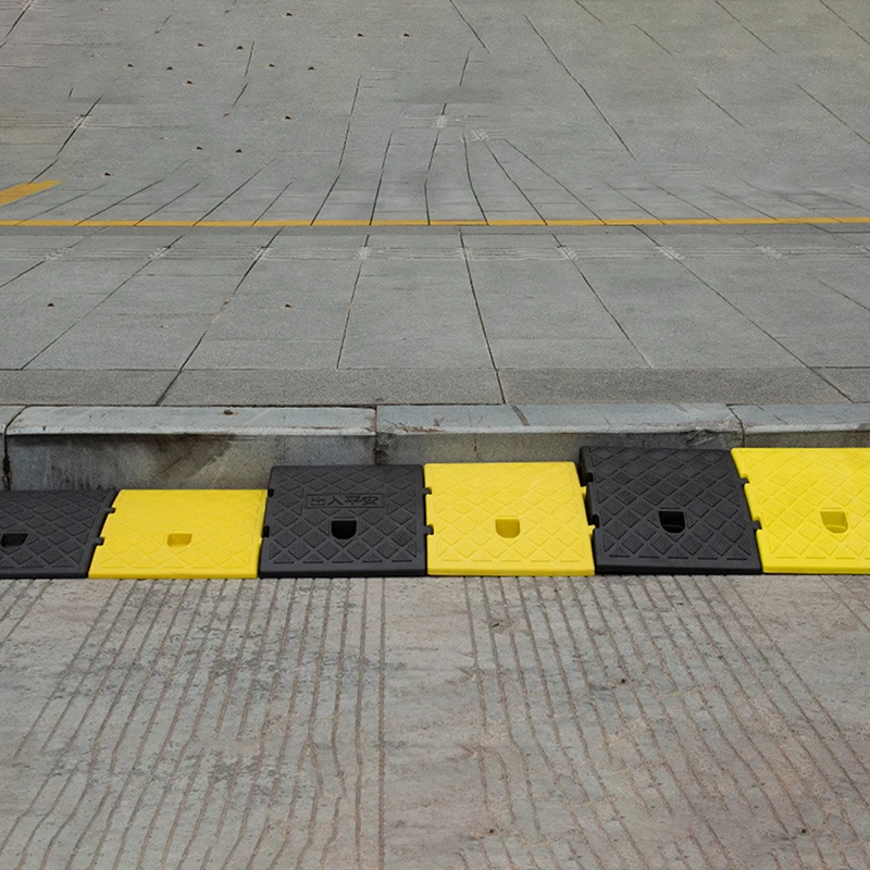 Hot 1Pc Plastic Kerb Ramp Non-Slip Threshold Ramp 30/40/50MM Height For Cars Bicycles Wheelchair Going Uphill Smooth Transition