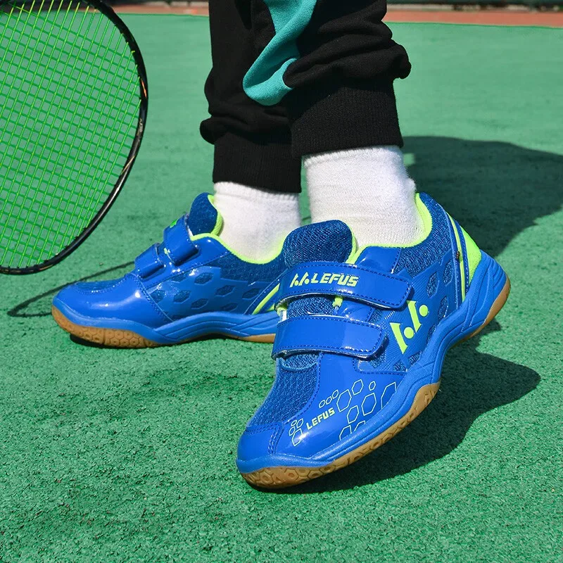 Chaussures de badminton pour enfants, baskets de volley-ball pour garçons et filles, chaussures de sport d'entraînement pour étudiants, chaussures de tennis en maille pour hommes et femmes