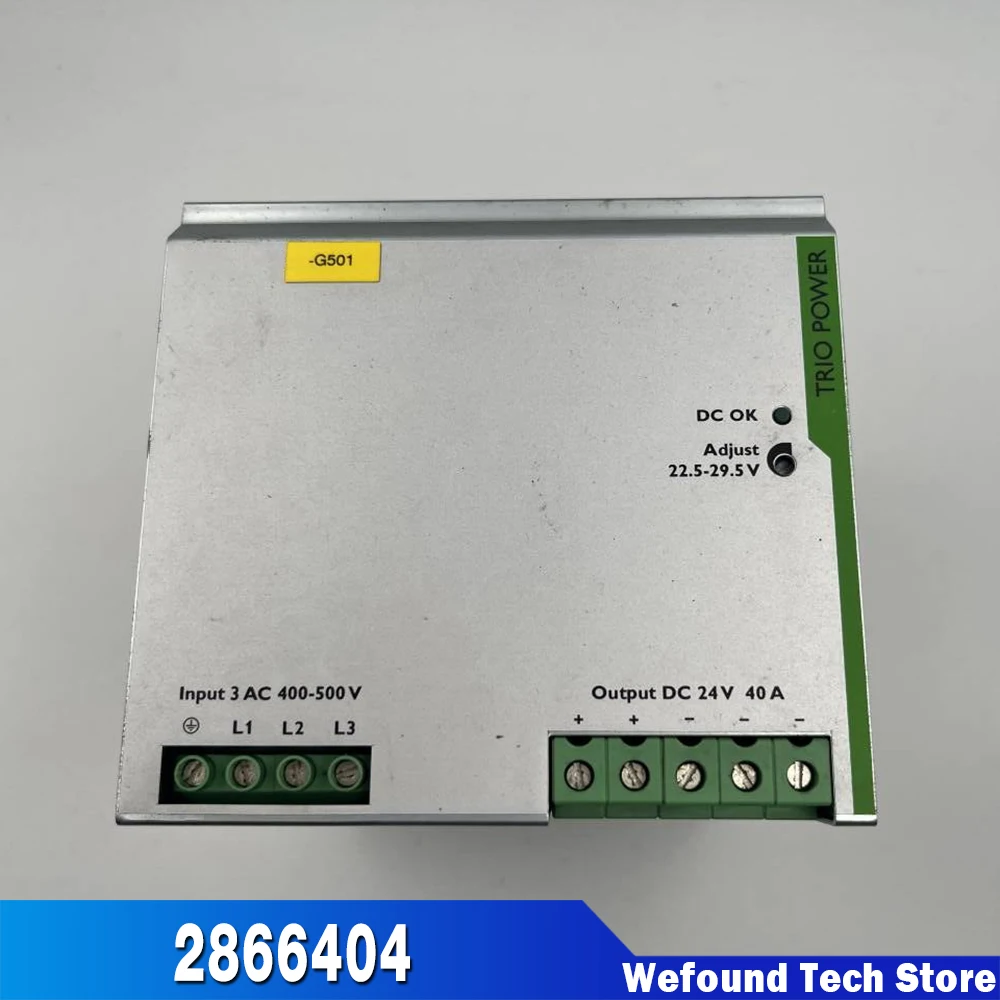 2866404 TRIO-PS/3AC/24DC/40 For Phoenix Power Supply High Quality  Work Good