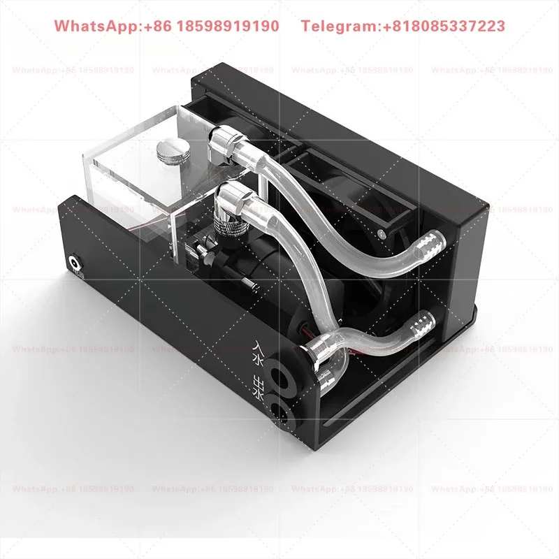 Industrial water cooling module SLMZ-V-S dual fan to increase the 12V/24V voltage of the water tank