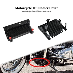 Motorcycle Oil Cooler Adapter Radiator Water Tank For Harley Touring Road King Road Electra Glide FLHR FLHT Ultra Classic 09-18