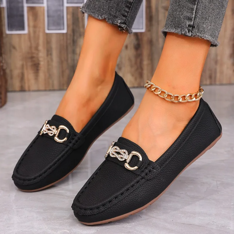 

Women Work Shoes Comfortable for Work 2024 Autumn New Simple Versatile Women's Flat Shoes Light Breathable Casual Walking Shoes