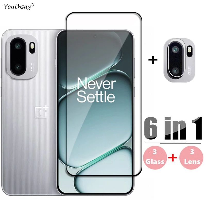 Full Cover Glass For OnePlus 15R Screen Protector For OnePlus 15R Tempered Glass Protective Phone Lens Film OnePlus 15R
