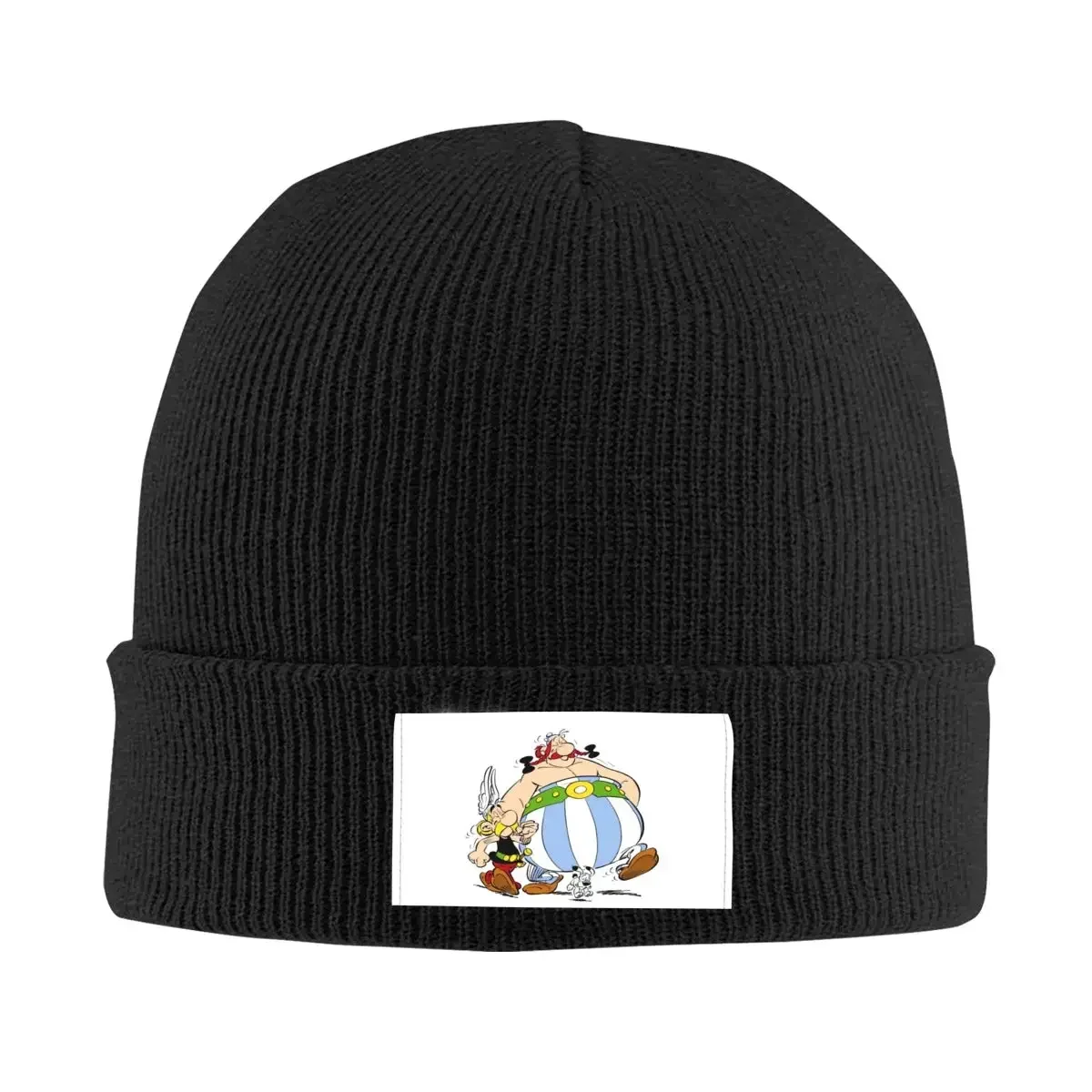 Asterix Obelix Knit Hat Cap Knitted Beanie  Beanies  Unisex Hipster