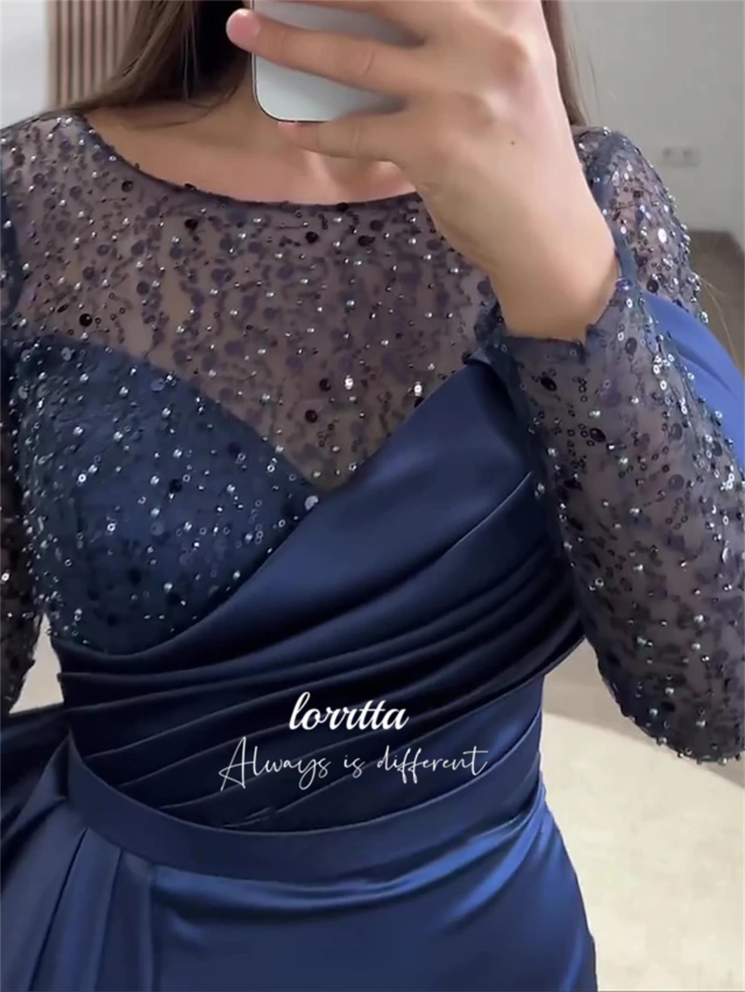 Lorrtta Mermaid Grace Evening Dress Ball Gown Special Occasion Dresses Elegant Luxury Wedding Prom Customized فساتين سهرة