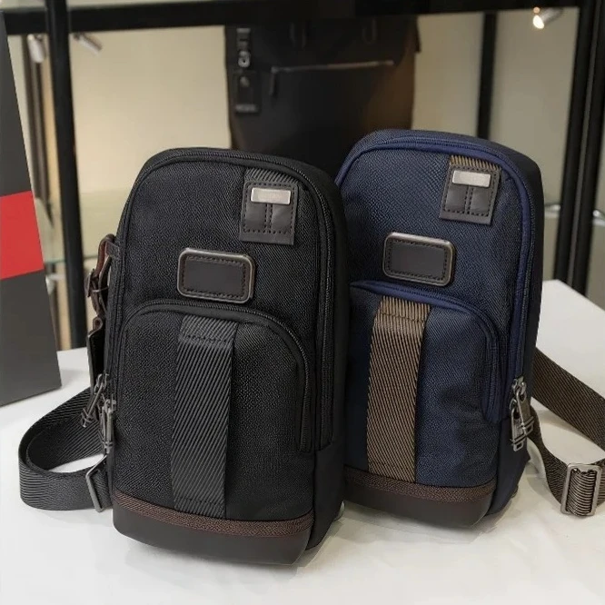 

Business Commute Chest Bag - Men's Durable Nylon Sling Pack, Compact Water-Resistant & Organized for Travel 222402