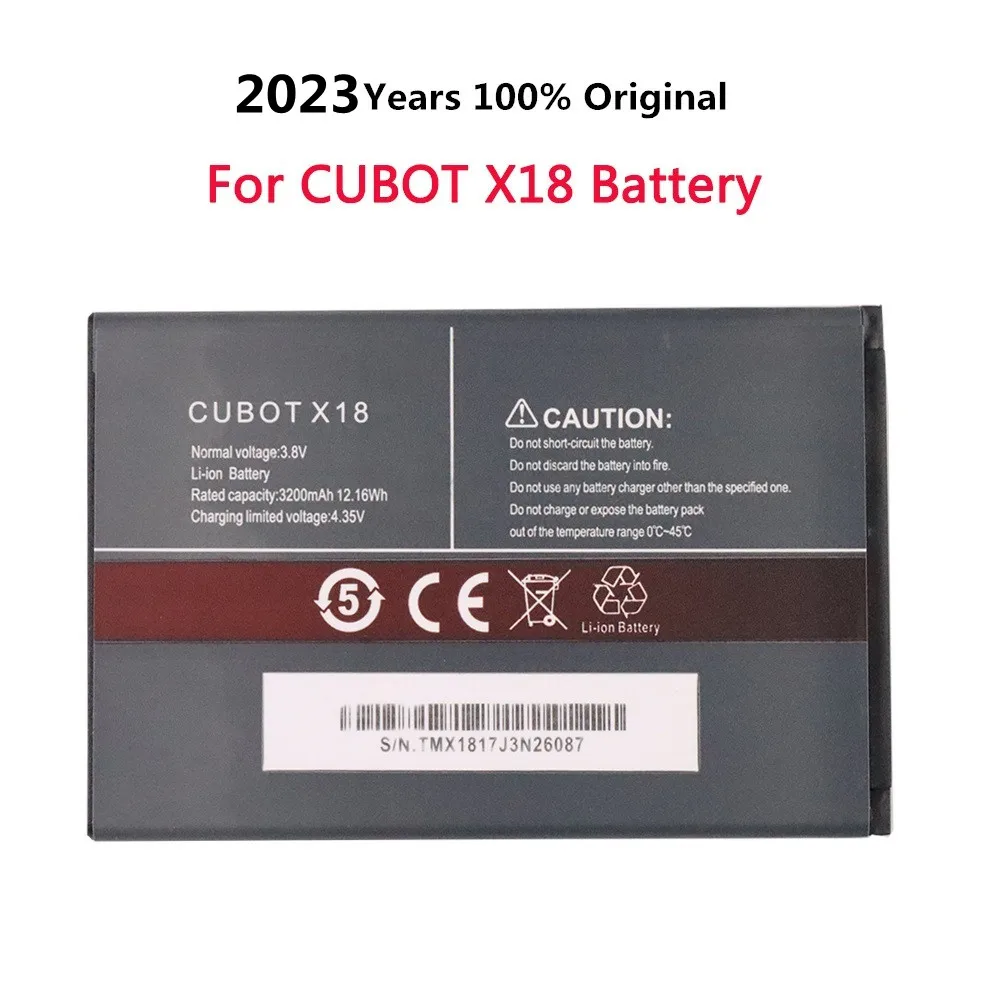 

2023 Years High Quality 3200mAh Original Replacement Battery For Cubot X18 Smart Mobile Phone Batteria Batteries In Stock