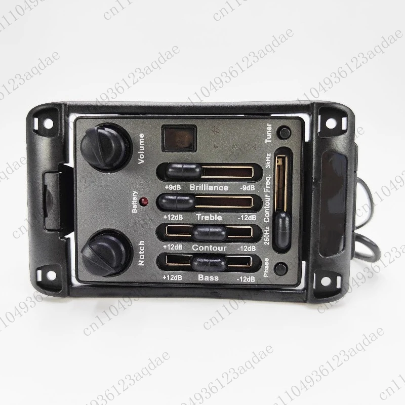 Acoustic Guitar Pickup - Pro EQ System (Soundhole/Piezo Hybrid)