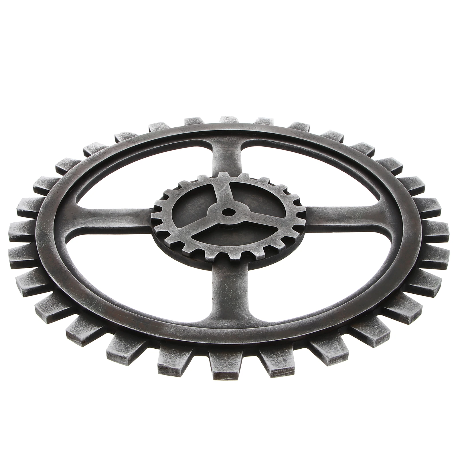 

40cm Gear Wall Hanging Decoration Craft Retro Home Bar Decor Vintage Wheel Furniture Industrial Style Mini Model