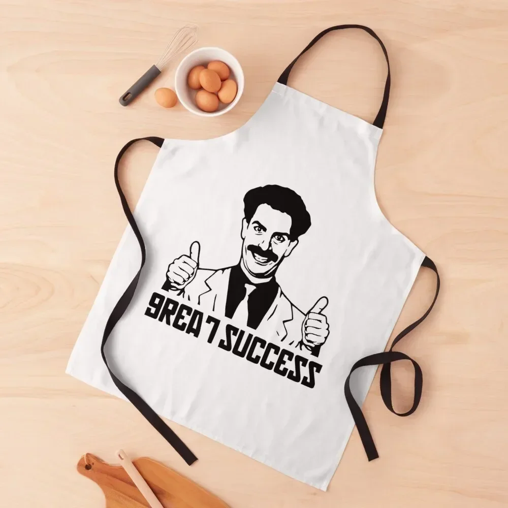 BORAT GREAT SUCCESS HOT SALE Apron Christmas gift Kitchen Utensils innovative kitchen and home items Woman Kitchen Apron