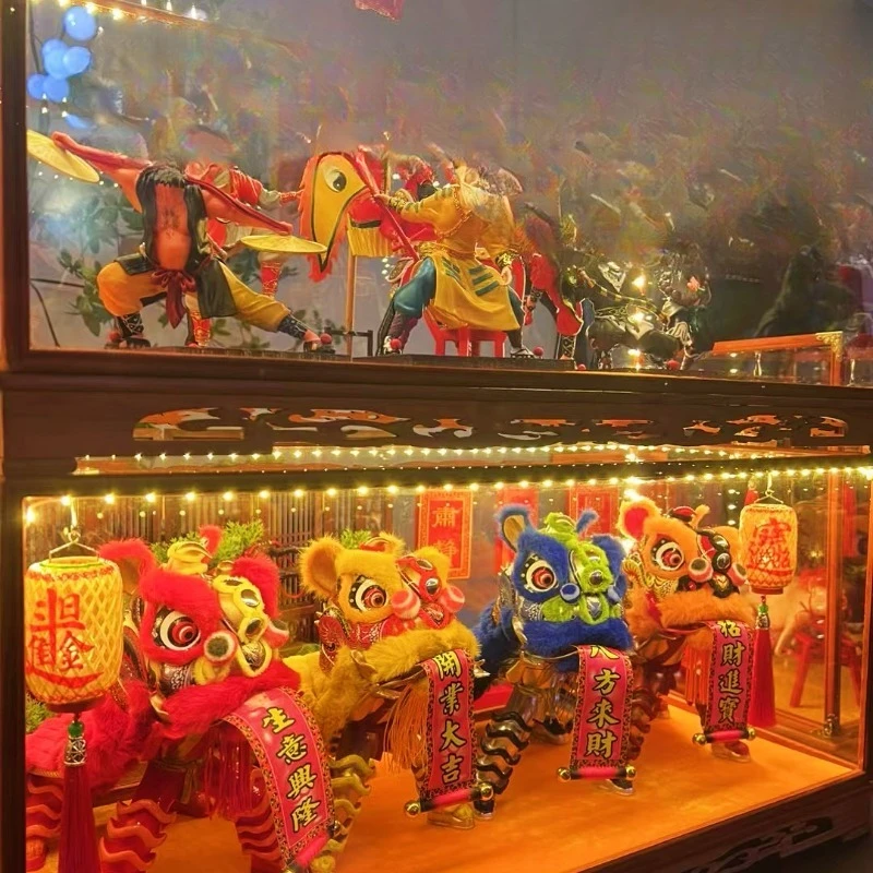 Featured Lion Dance Tiger Lion New Year Mid-Autumn Festival Home New Year Festival Gift Ornament