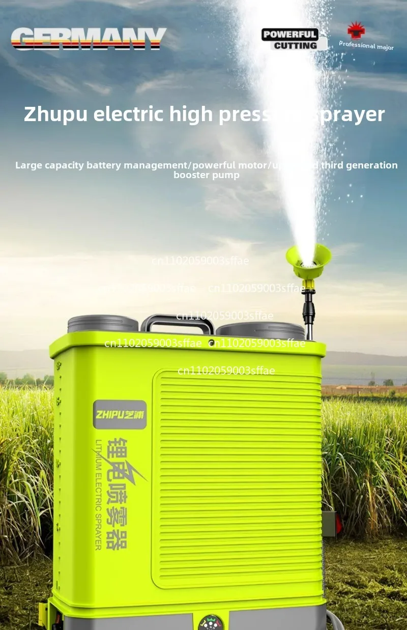 Rechargeable Electric Sprayer Backpack High Pressure Agricultural Machine for Pesticide Spraying Disinfection New Spraying