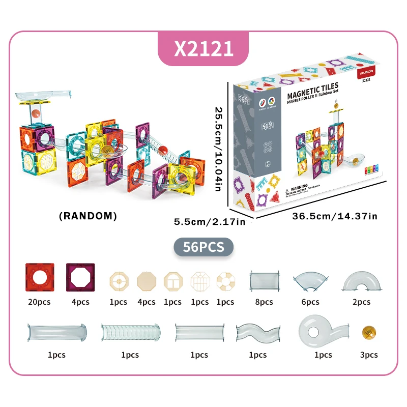 أنابيب مغناطيسية ملونة، مجموعة مكعبات بناء مغناطيسية ملونة فاخرة، ألعاب تعليمية جذعية - ألعاب إبداعية ذاتية الصنع