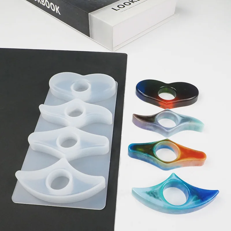 Thumb Bookmark Resin Mold DIY Crystal Epoxy Book Page Holder Mold Music Score Holders Book Ornaments Decorative Pieces Moulds