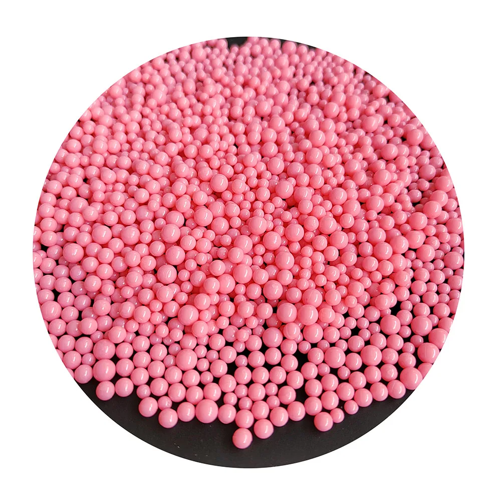 New 3/4/5mm Round Colorful No Hole Acrylic Beads Loose Beads for DIY Scrapbook Decoration Crafts Making Without Hole 500g