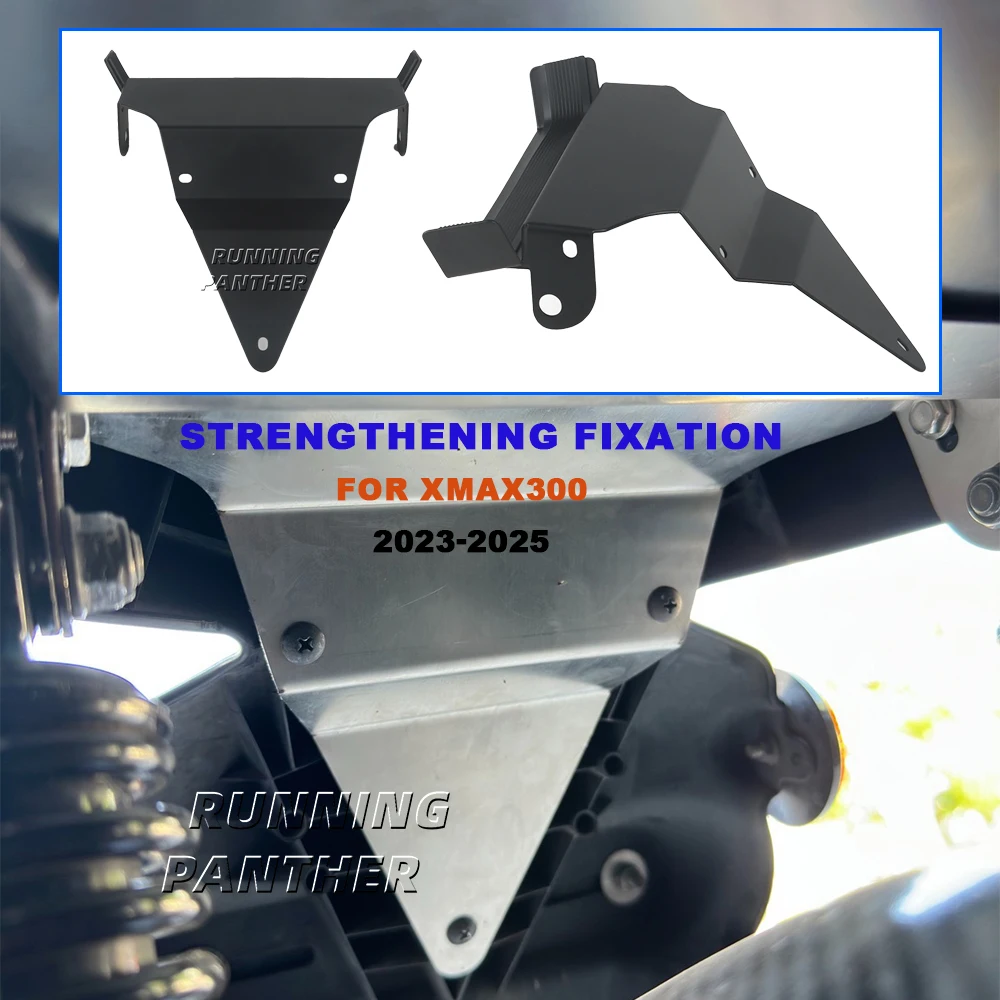 

For Yamaha XMAX300 Xmax 300 X Max 2023-2025 2024 Accessories Motorcycle With LED Light License Plate Holder Tail Tidy