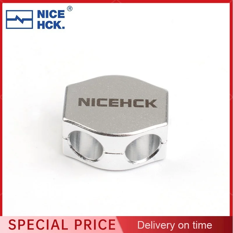 NiceHCK HiFi Cable Slider Alloy Material Detachable Design Shock Absorbing and Reduce Stethoscope Effect Acoustic Accessory