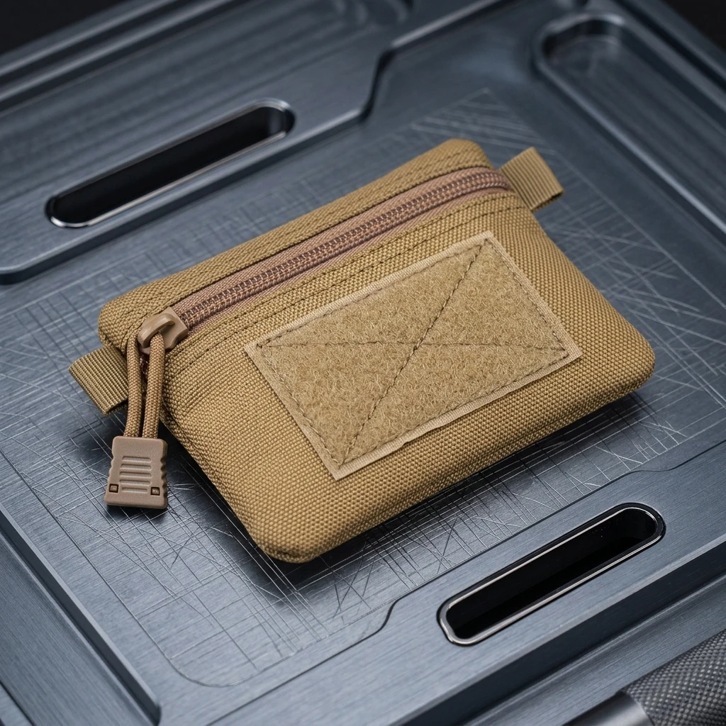 Clutch Bag 1000D Nylon Coin Card Holder Storage Pouch Durable Lightweight Design For Outdoor Daily Use