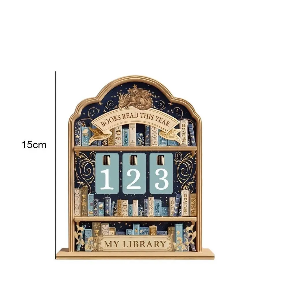 Picture 7: Creative 2D Books Read Tracker Books Read This Year Wooden Reading Tracker Signage Handmade Reading Counter Book Lovers