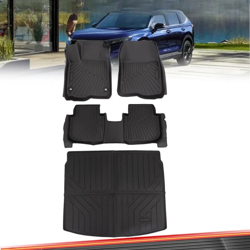 

3D Floor Mats & Cargo Mat For Honda CR-V CRV 2023-2025 All Weather TPE Liners United States