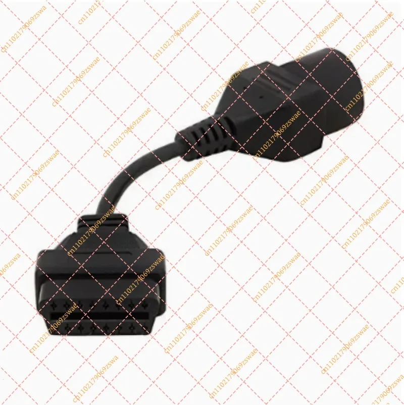Car OBD1 to OBD2 Diagnostic Adapter Cable 17 Pin to 16 Pin Scanner Accessory