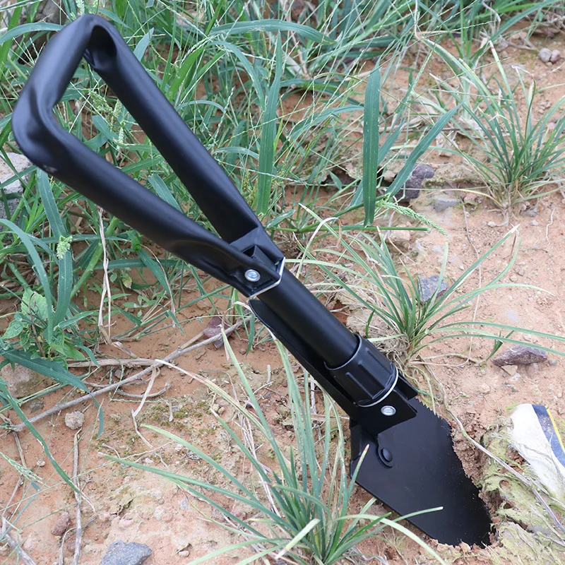 Sapper Shovel Multifunctional Garden Folding Shovel Portable Outdoors Camping Shovels Medium Hand Shovels with Storage Bag