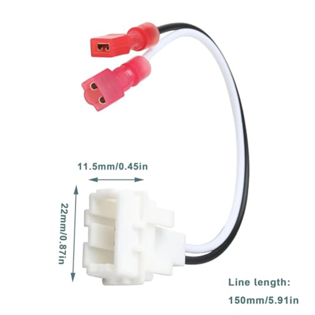 Car Speaker Adapter For Kia Rio For 2018 For 2-Piece Wire Harness Connector Ensures Reliable Audio Signal Transfer