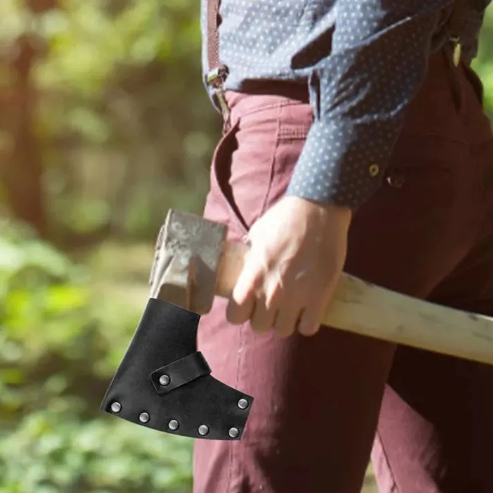 

Hatchet Sheath Sleeve for Outdoor Axe Protection Portable Cover with Snap Button Universal Fit Heavy Duty Camping