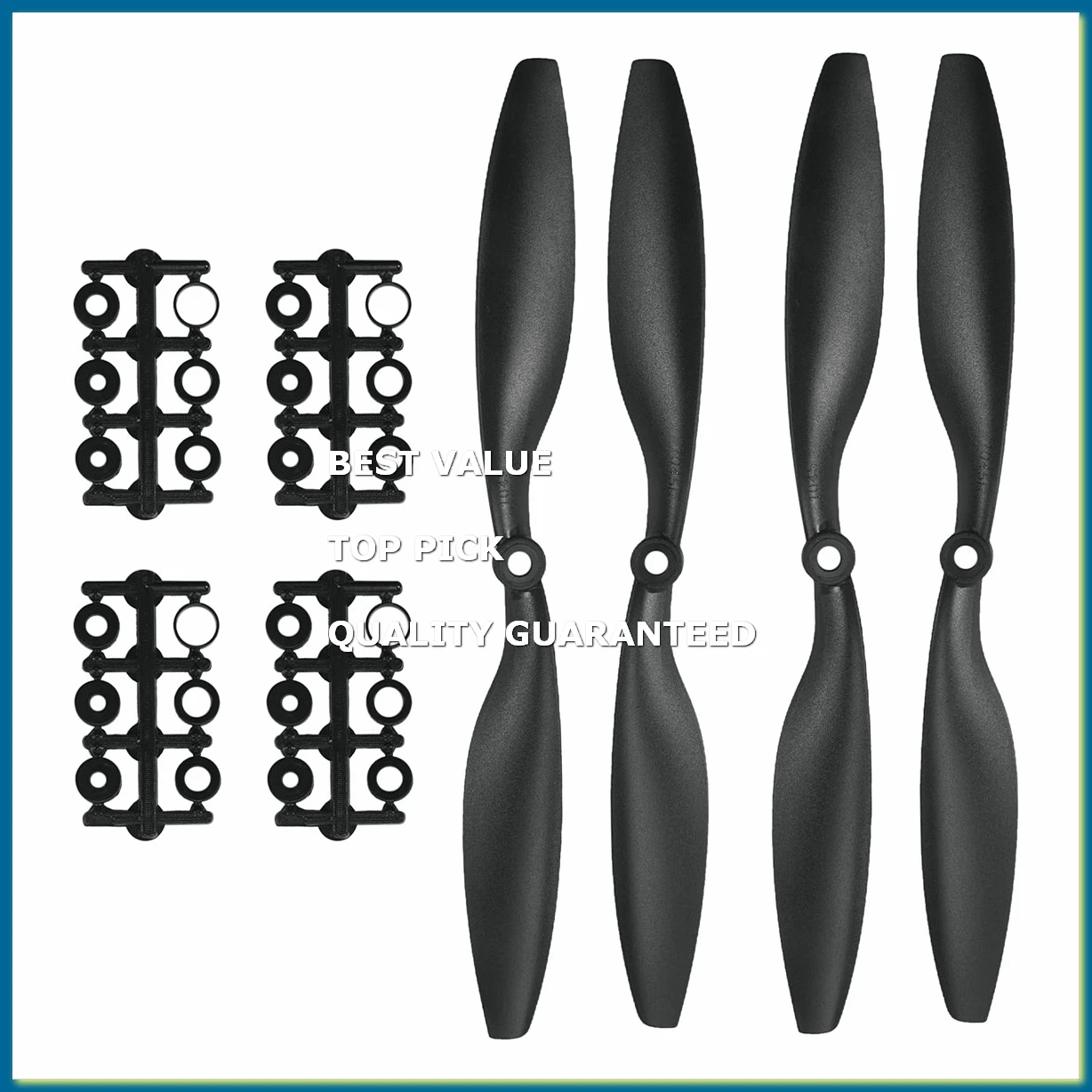 4x 1045 10 inch Dia 4.5 inch Pitch CW/CCW Rotating Propeller blades RC Quadcopter Prop
