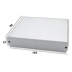 Aluminum alloy  aluminum profile box integrated  controller flat shell PCB 80/130x105x22mm