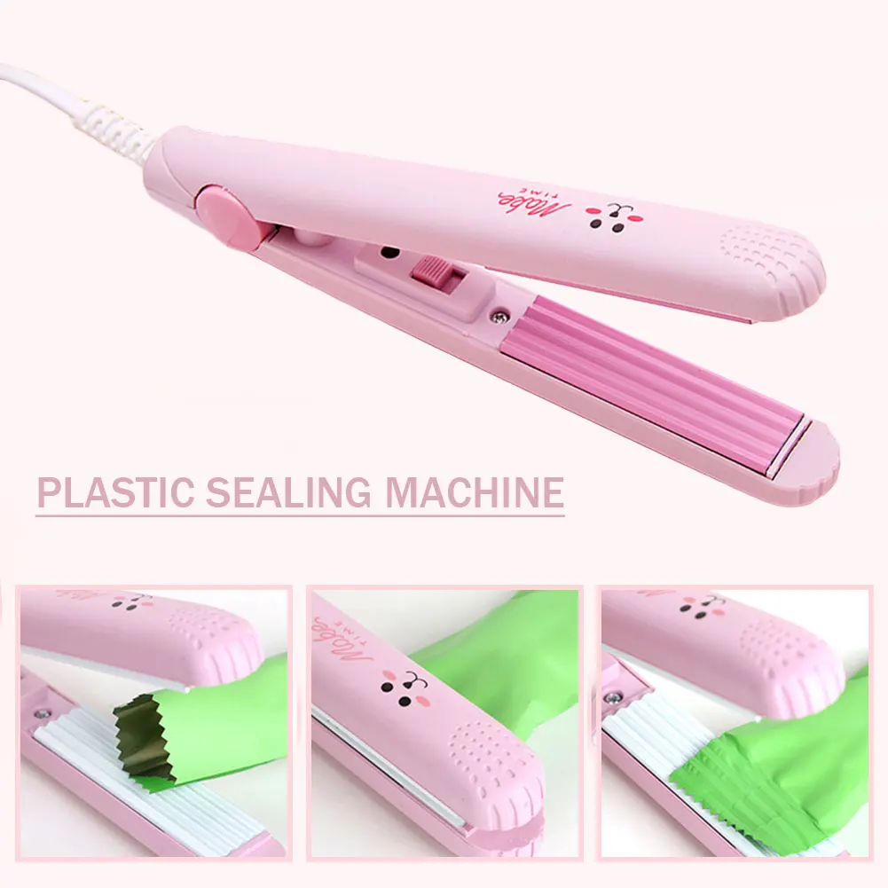 Mini Sugar Paper Plastic Sealing Machine Food Bag Heat Sealer Smart Heat Sealer Machine for Potato Chip Bags Snack Bags