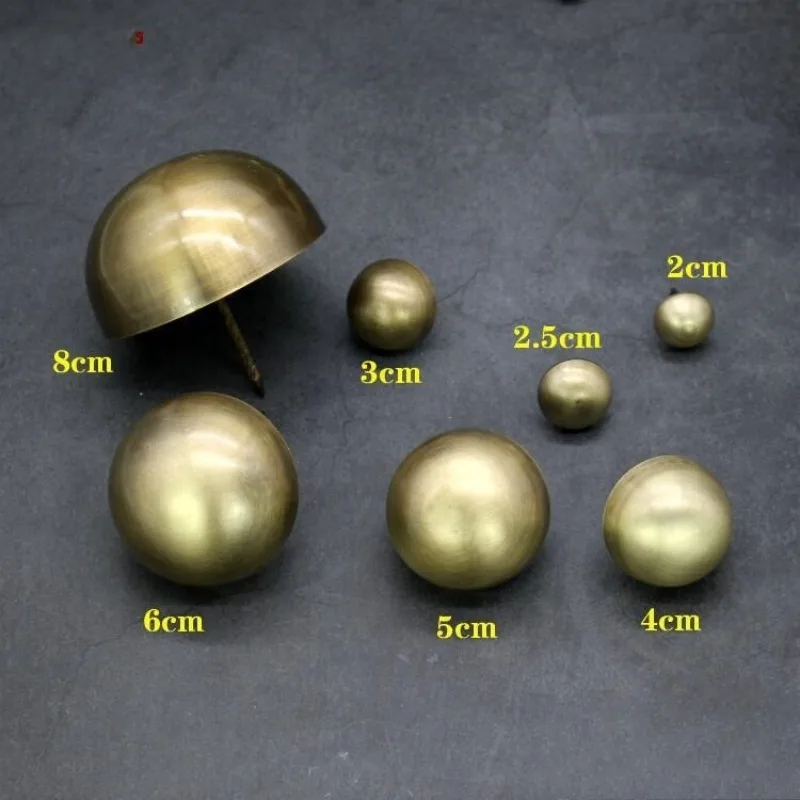 Vintage Brass Nails Upholstery Tacks Antique Rustic Clavos Decorative Door Studs for Wood Box Farm Barn Door Furniture
