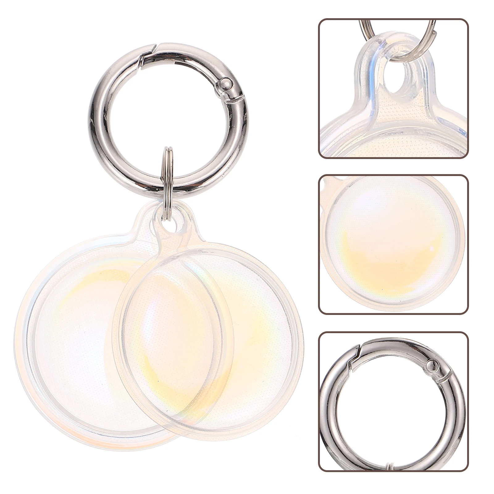 

Label Box Positioning Tracker Protective Case Cover Alloy Collar Holder