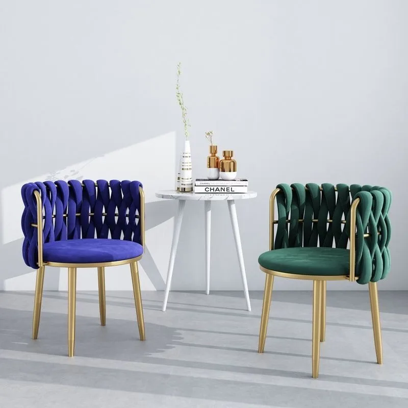 Nail chair makeup chair guest Nordic beauty chair bedroom living room dressing chair light luxury leisure