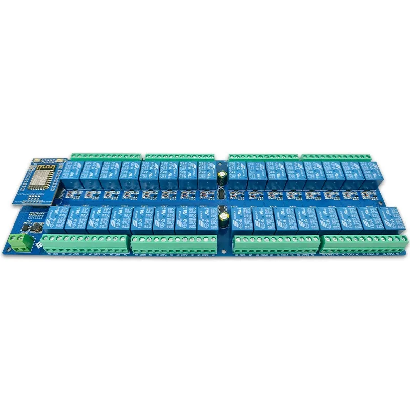 DC-5V 32-Channel Relay Module, ESP-12F ESP8266 Development Board, Support Secondary Development