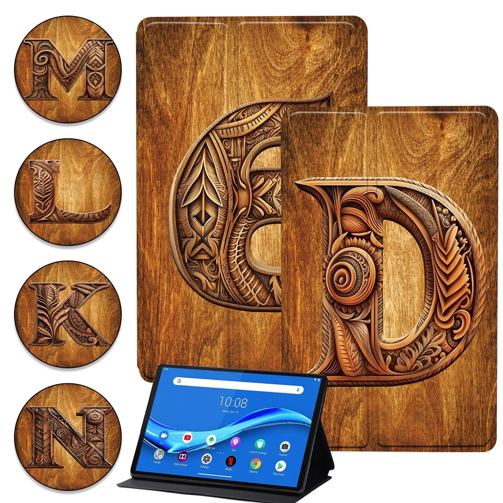 Wood Art Pattern Case for Lenovo Tab E10 10.1