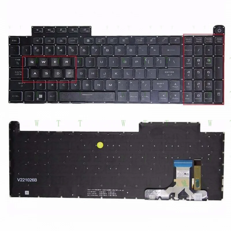 BB   Laptop Keyboard for ASU-S ROG Strix G814J G834 G834J G834JZ RGB Backlit US 18