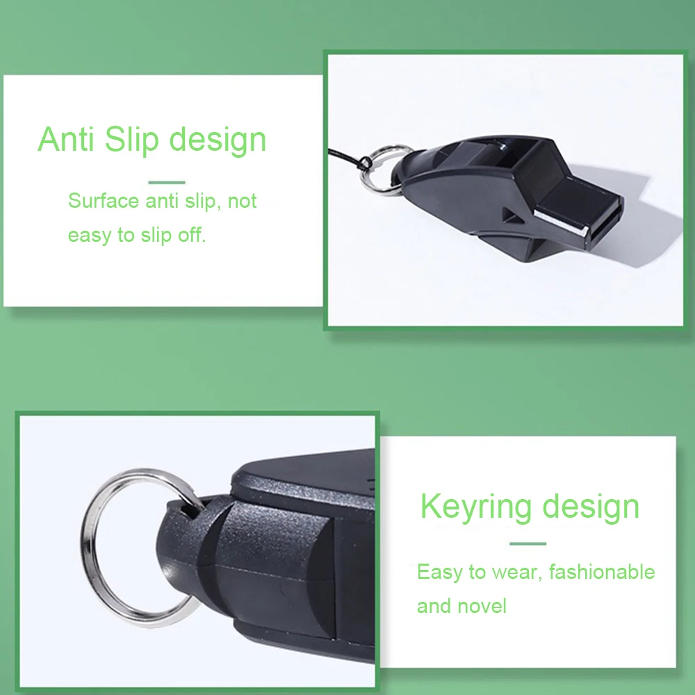 Professionele Hoge Decibel ABS Plastic Voetbal Sportfluit Voetbal Scheidsrechter Fluitjes F voor Outdoor Games