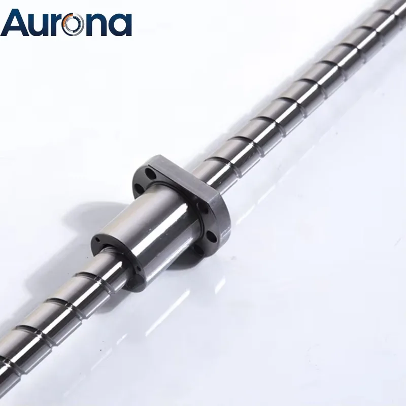 【Spare】2025 Customized Product Heavy Duty Ball Screw Ground Double Nut 4010 Ballscrews Thread Type Screws And Nuts Lead Screw