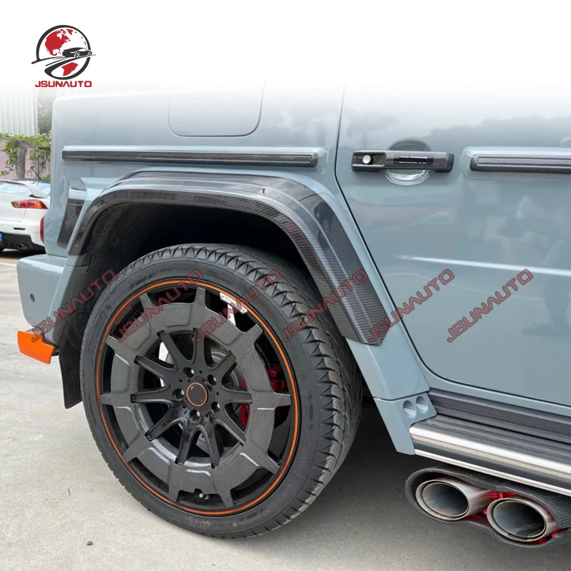 Car Accessories G500 G800 Fender Flares Facelift G900 Style Carbon Wheel Arches Cover Kit For Mercedes G63 G550 Carbon Kit