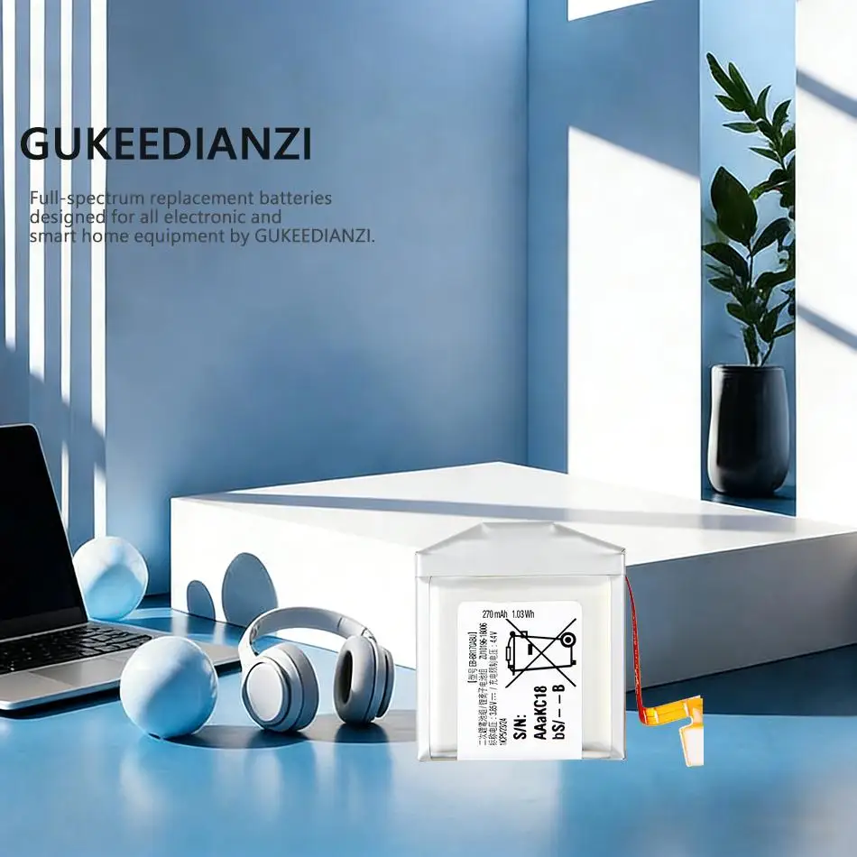 

Safe For Samsung Galaxy Buds Plus EP-QR170 EB-BR170 SM-R170 EB-BR170ABU 270mAh Lightweight Watch Battery