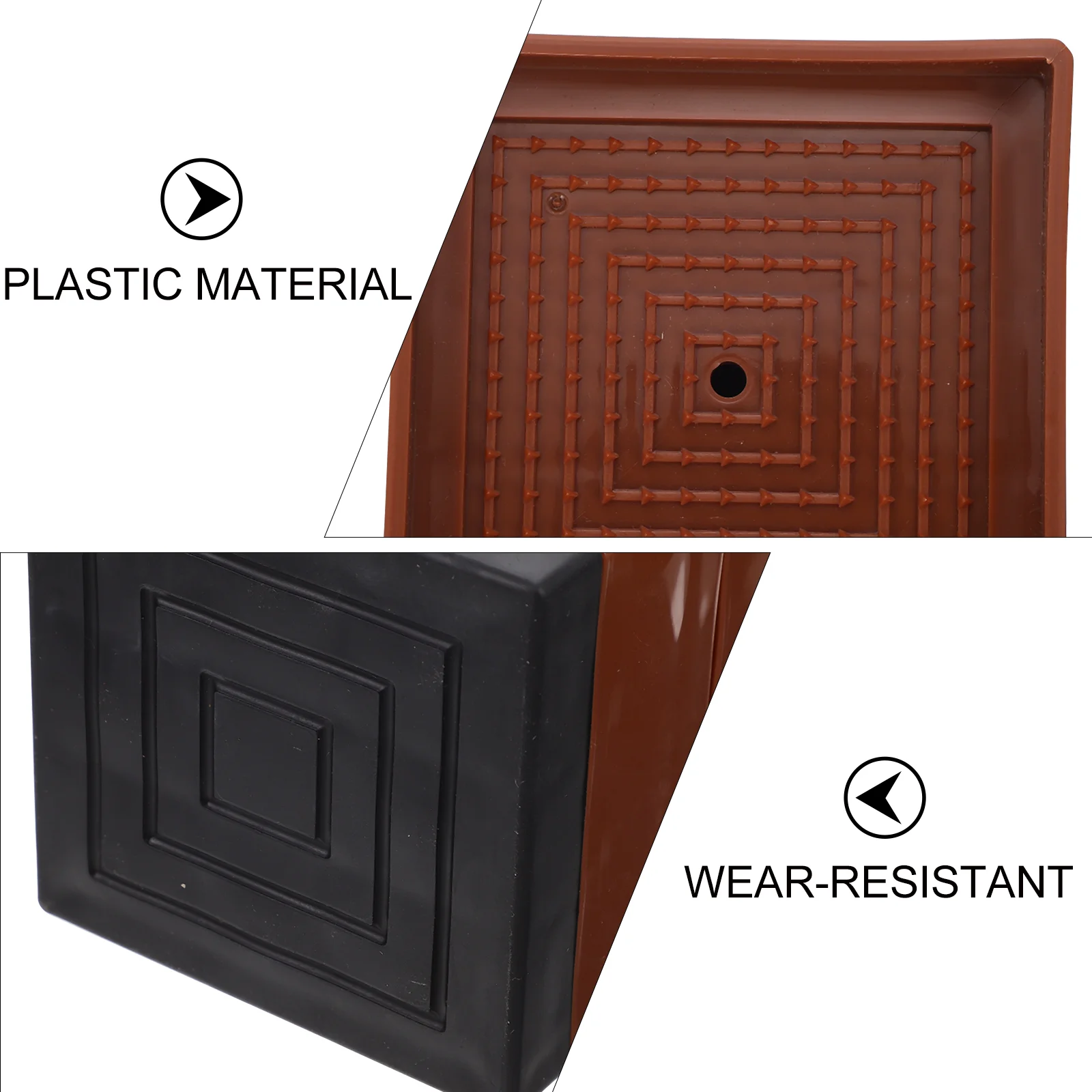 Sofá de plástico Leg Lifter, cama Foot Booster, cadeira de elevação Riser Pad, acessório de elevação, 2 pcs