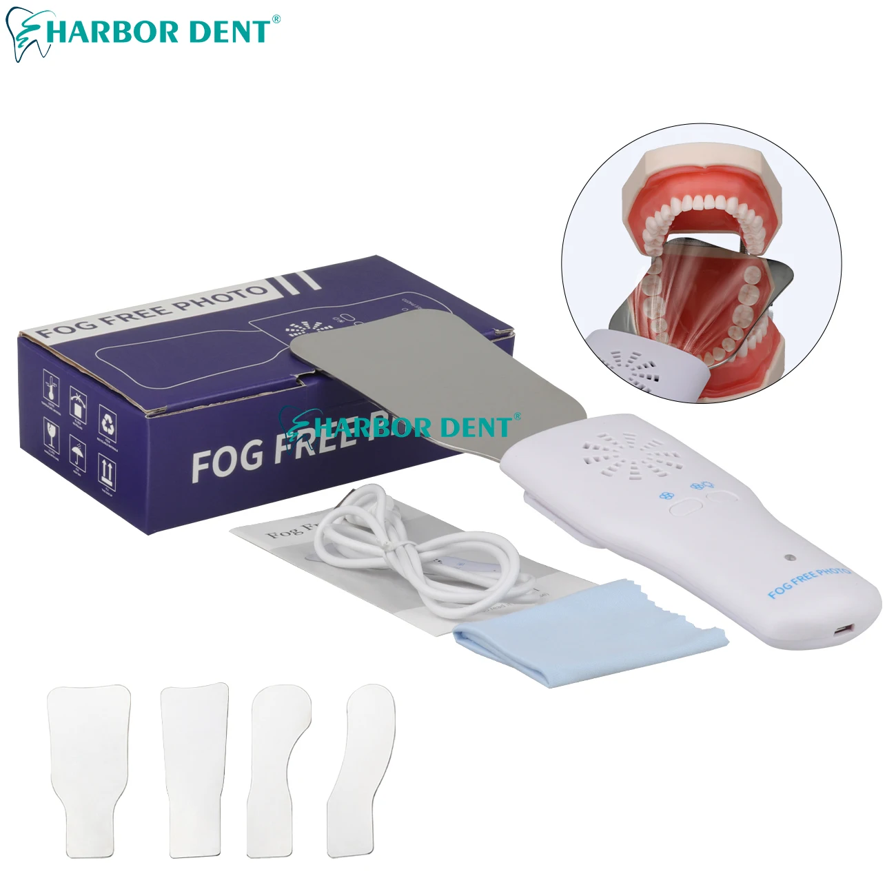 

Dental Anti-fog Mirrors Dentist Oral Photography Mirror Orthodontic Reflector Glass for Buccal Occlusal Lingual Defog Mirrors