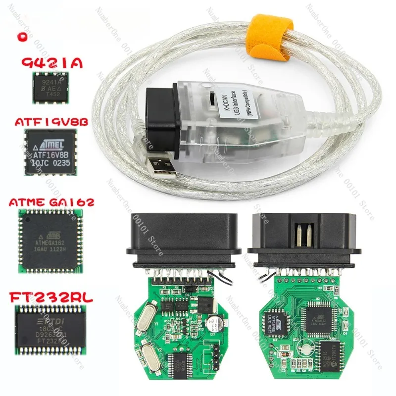 INPA for BMW E Chassis Diagnostic Line K + DCAN FT232RL with Swith Switch