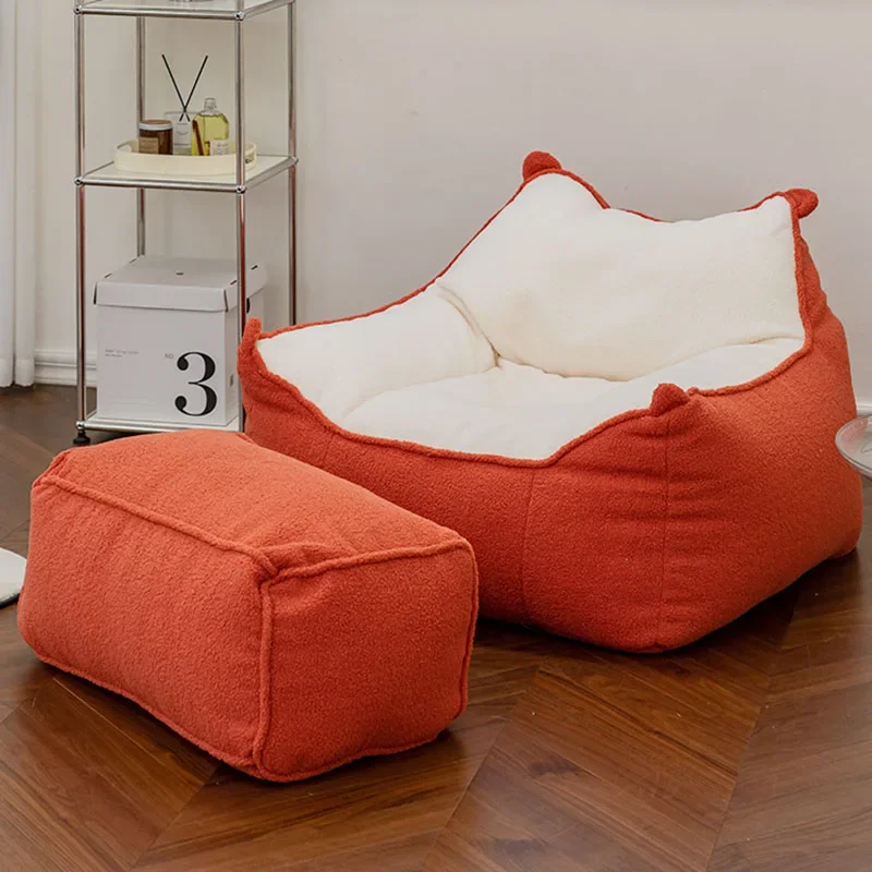 

Single Lazy Sofa Bean Bag Waterproof Lounges Chair Baby Bean Bag For Kids Sofas Living Room Dress Divano Soggiorno Furniture ZN